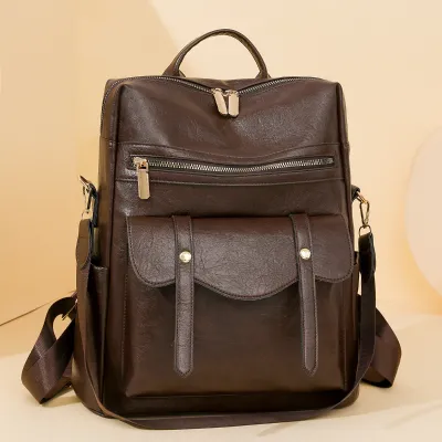 Soft Leather Backpack